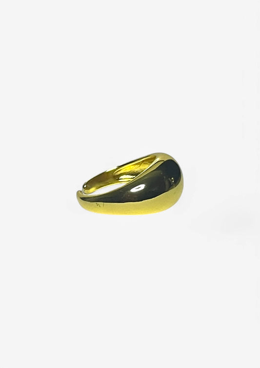 Gold Dome Minimalist Solid Ring