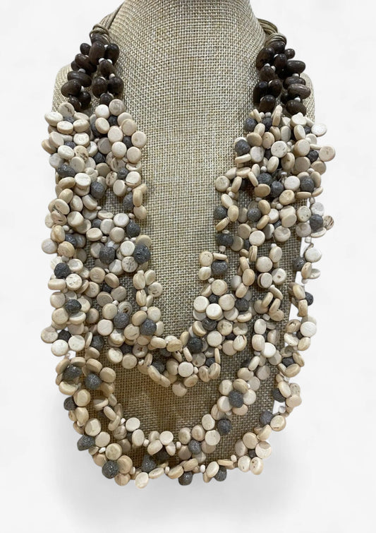 Manouk Seeds Multi Strands Necklace