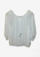 Long Sleeve Sheer Blouse