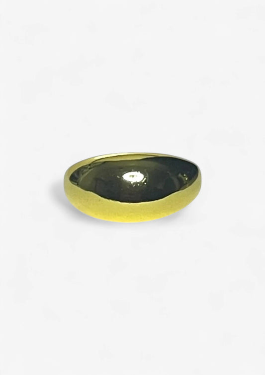 Gold Dome Minimalist Solid Ring