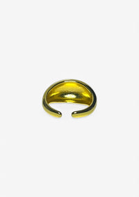 Gold Dome Minimalist Solid Ring
