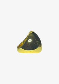 Gold Chunky Dome Ring