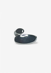 Silver Stainless Steel Dome Ring