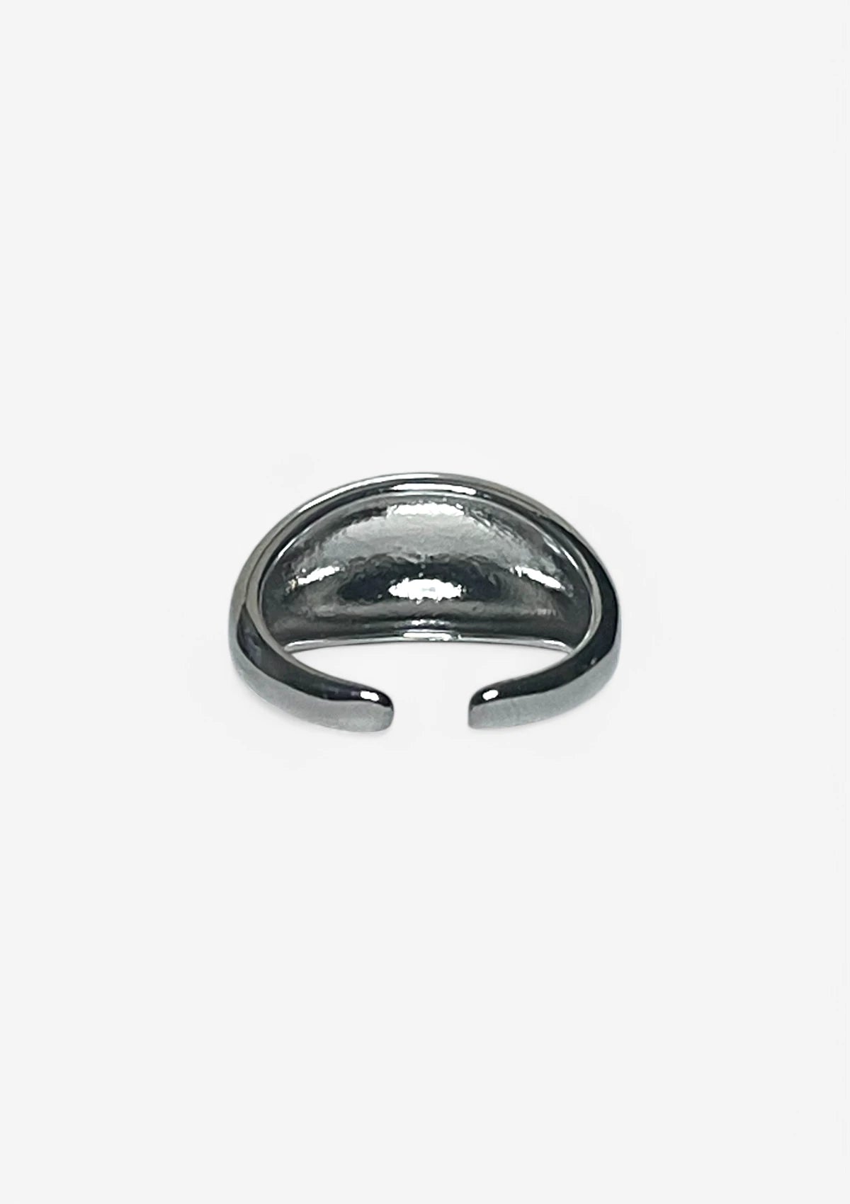 Silver Dome Minimalist Solid Ring