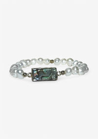 Fresh Water Pearl/Abalone Bracelet