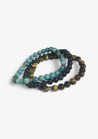 Multi Stone Beads Bracelet