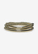 Gold Beads Multi Bracelet