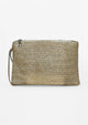 Yellow Kajaia Straw Clutch Bag