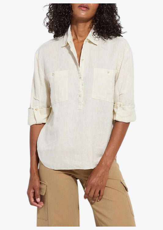 Rose Roll Tab Utility Shirt
